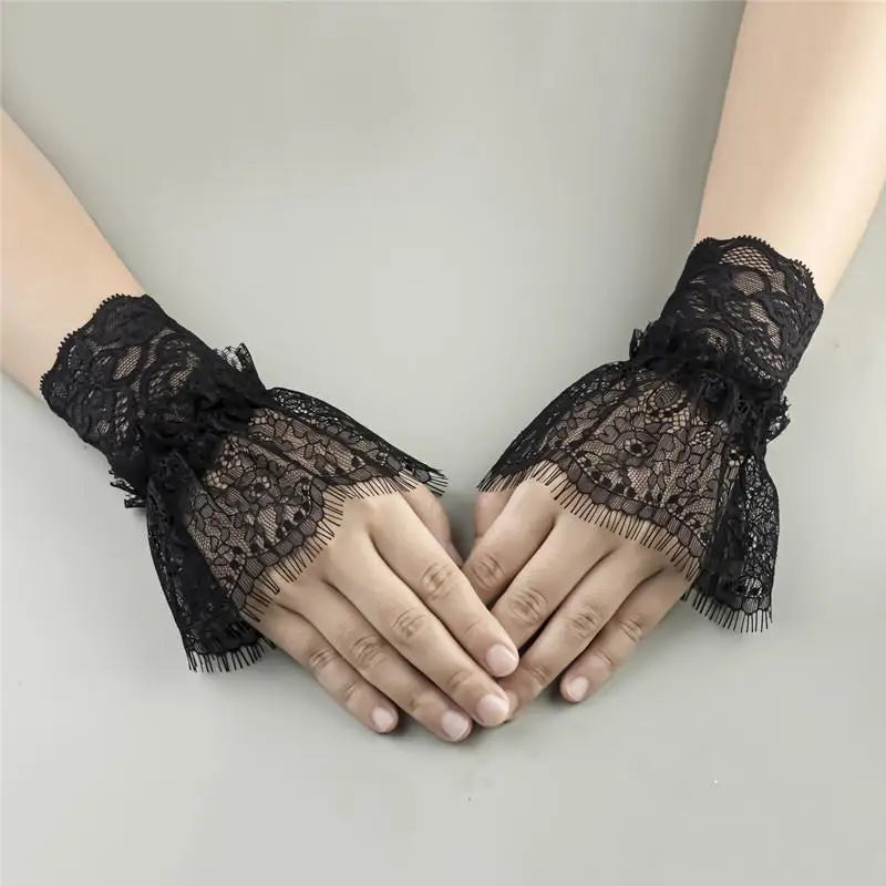 Women's Lace Fake Arm Sleeves | Tassel Cuff Accessories Lace Arm Sleeves QXL