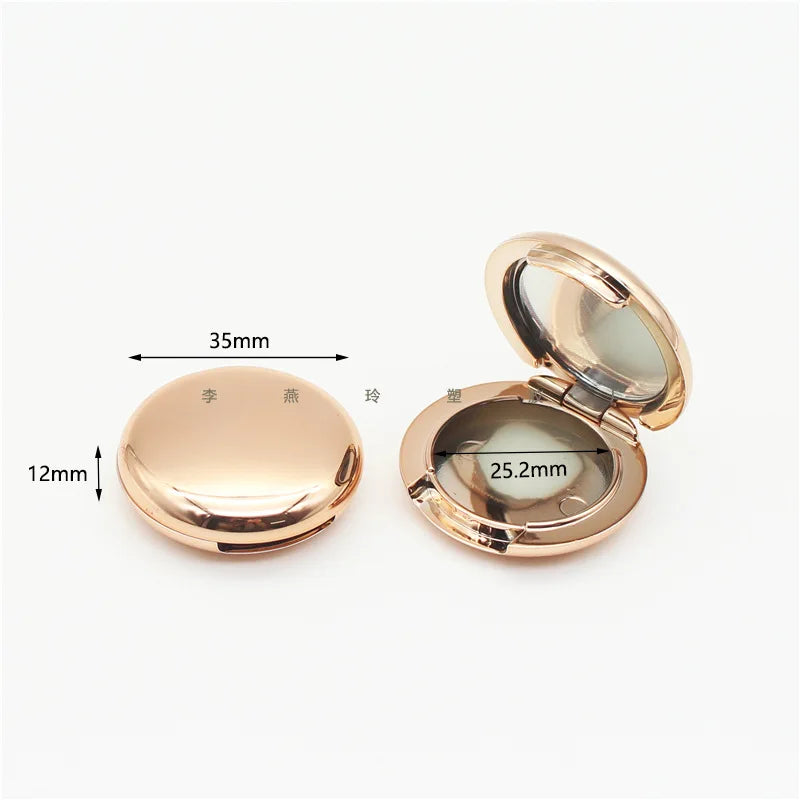 25mm Round Eyeshadow Case | Mini Portable Cosmetic Sample Box Cosmetic Sample Case QXL 0.2-1g