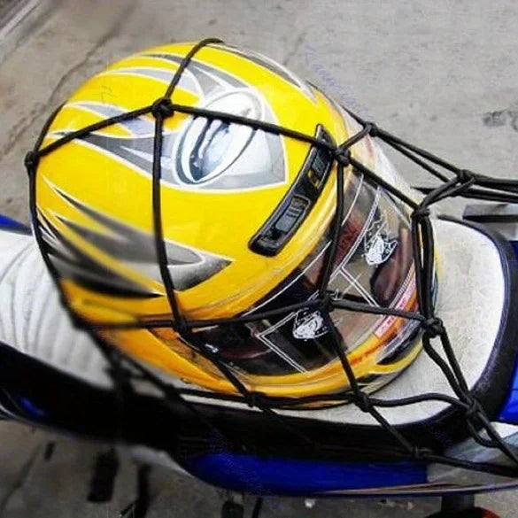 Universal Motorcycle Cargo Net | Reflective Luggage & Helmet Net Motorcycle Cargo Net QXL