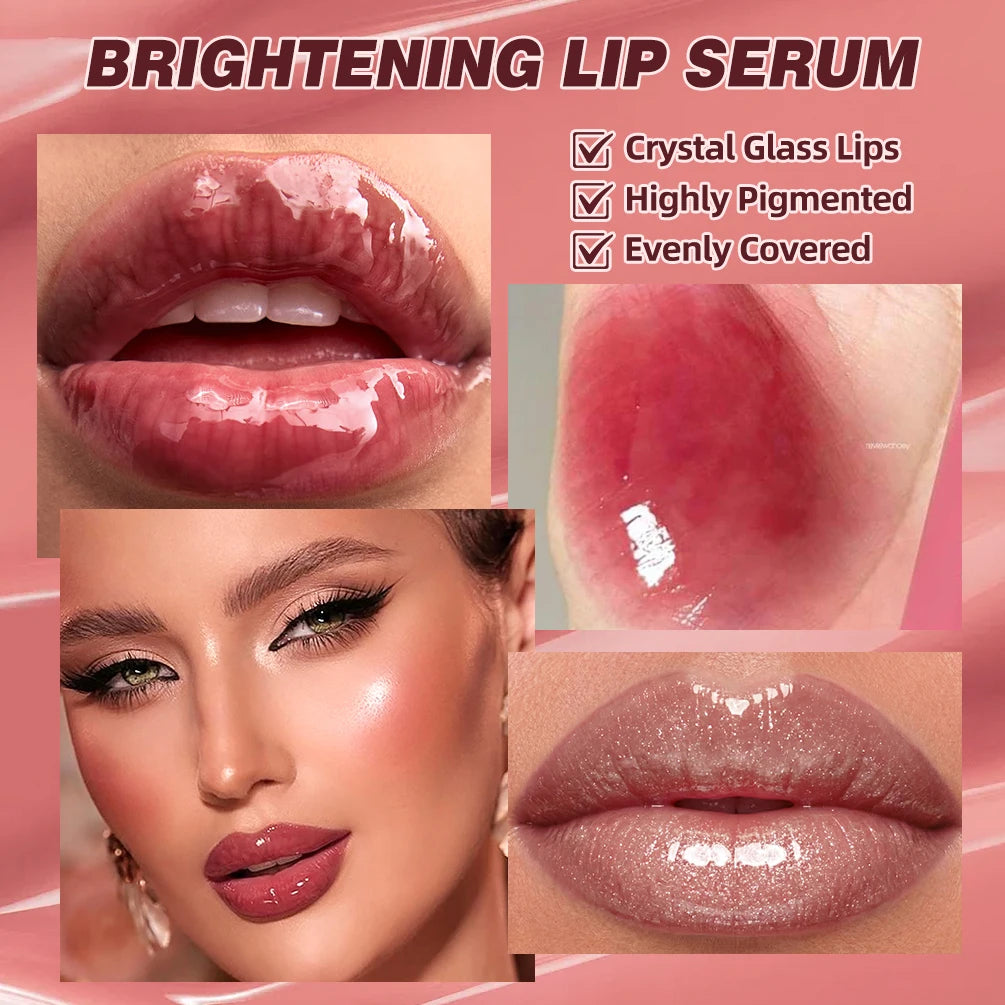 QIBEST Crystal Lip Gloss | Shimmer, Moisture & Long-Lasting Tint Shimmer Lip Gloss QXL