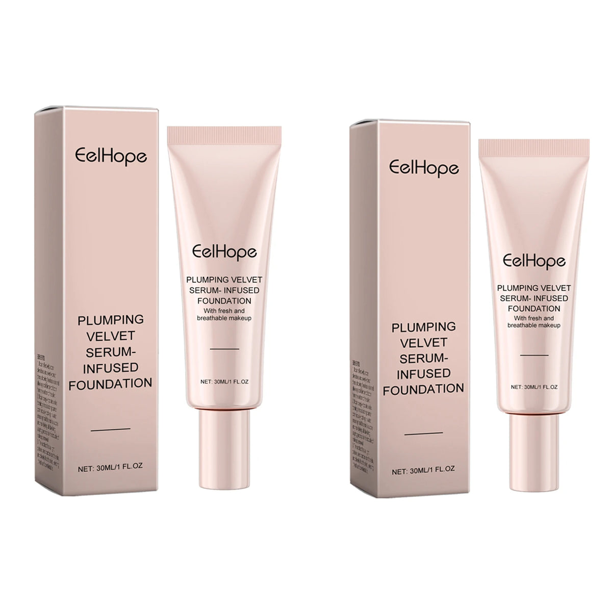 Eelhope Velvet Serum Foundation | Color-Changing Matte Cream Serum Foundation Cream QXL