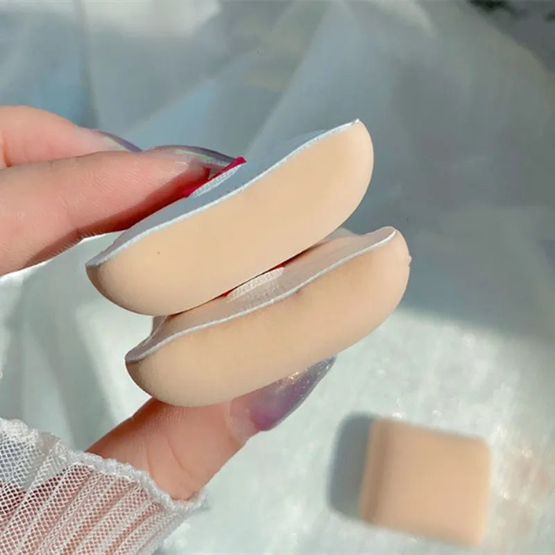 2-Pack Makeup Sponge Cushion Puffs | Dry & Wet Foundation Blender Makeup Sponge Puff QXL