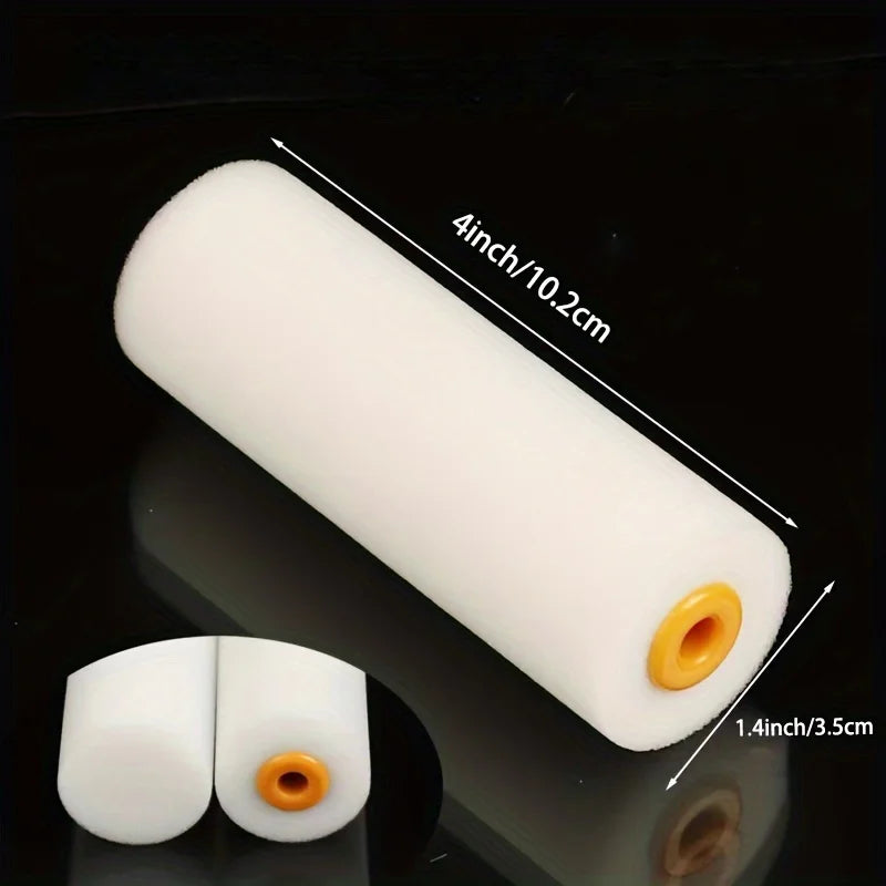 10-Pack Sponge Paint Rollers | Traceless Latex Paint Applicator Sponge Paint Roller QXL