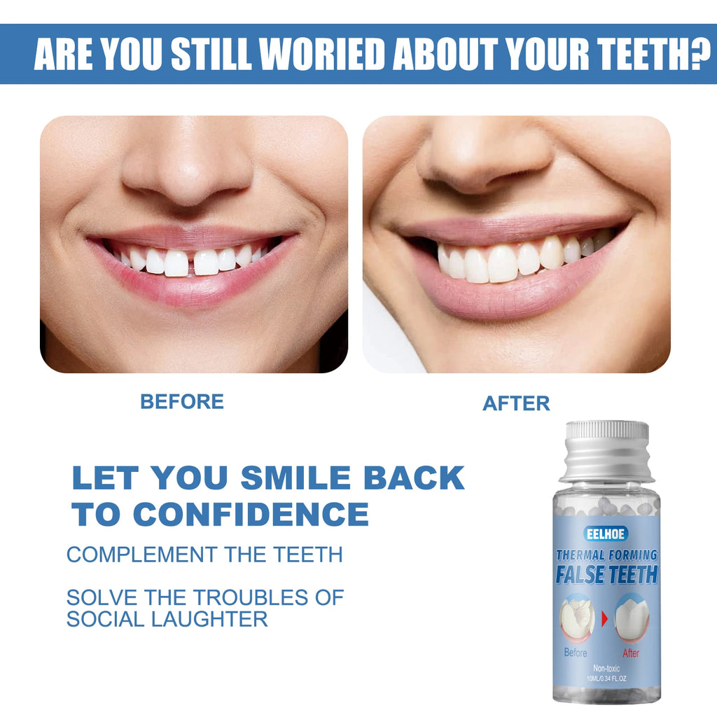 Temporary Tooth Repair Thermal Forming Denture Resin – 30ml Denture Repair Resin QXL