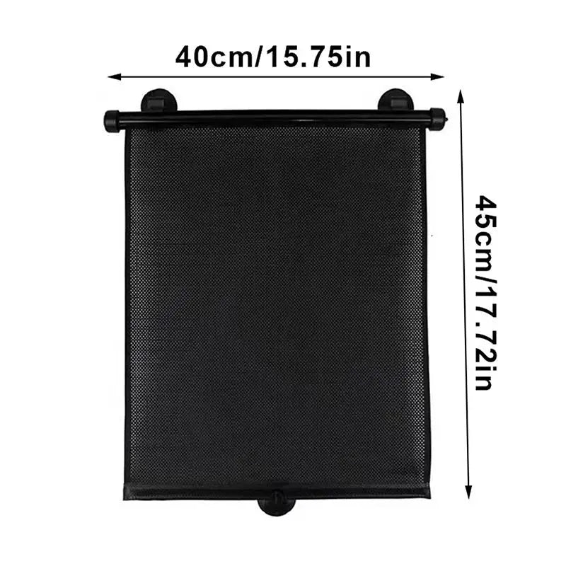 Retractable Car Side Window Sunshade | UV Mesh Curtain Car Window Sunshade QXL S