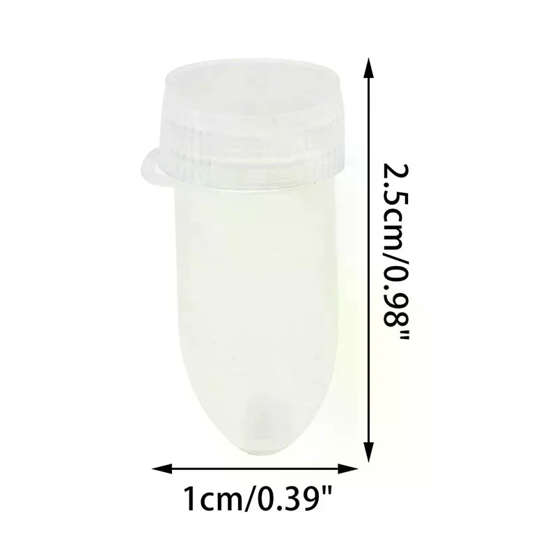 100-Pack Flip Lid Transparent Capsule Pill Storage Containers Pill Storage Containers QXL