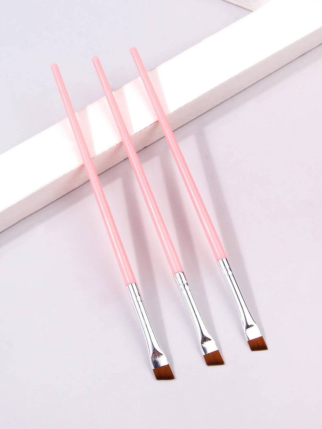 KOSSHOW 3-Pc Ultra Thin Eyeliner & Eyebrow Brush Set Eyeliner Brush Set QXL