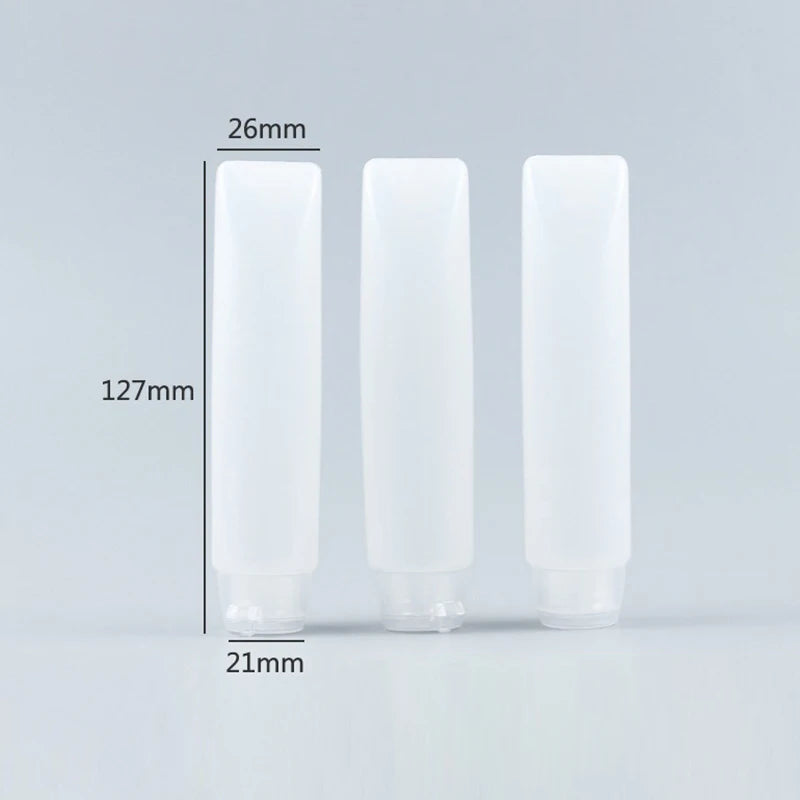 10-Pack Refillable Squeeze Tubes 30/50ml | Travel Cosmetic Bottles Refillable Travel Tubes QXL