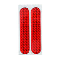 2-Pack Reflective Car Door Warning Stickers – Red Safety Decal Car Safety Sticker QXL red