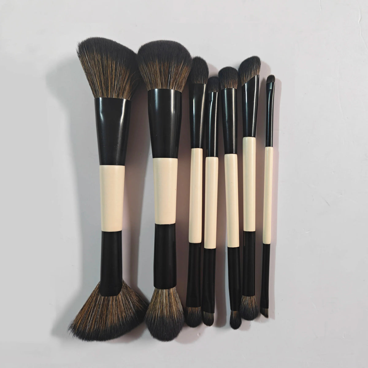 7-Piece Makeup Brush Set | Contour, Blush & Eyeshadow Makeup Brush Set QXL