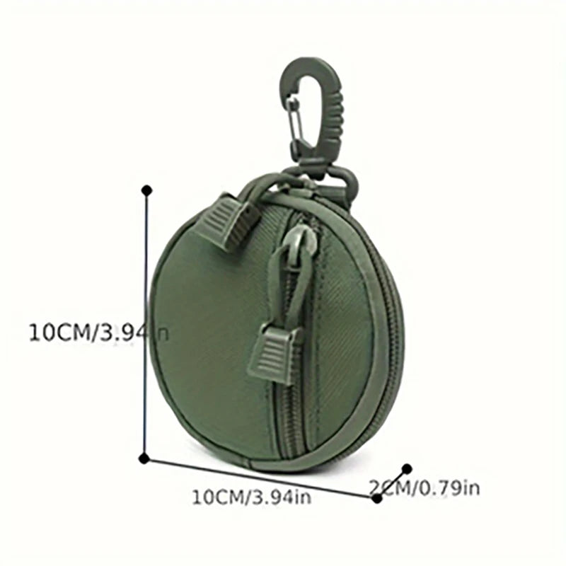 Outdoor Oxford Key Bag – Coin Purse & Earbud Pouch | Zipper Mini Carry Pouch QXL
