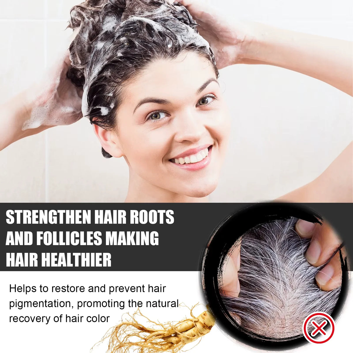 Darkening Hair Shampoo Bar | Grey Hair Treatment – OUHOE Darkening Shampoo Bar QXL