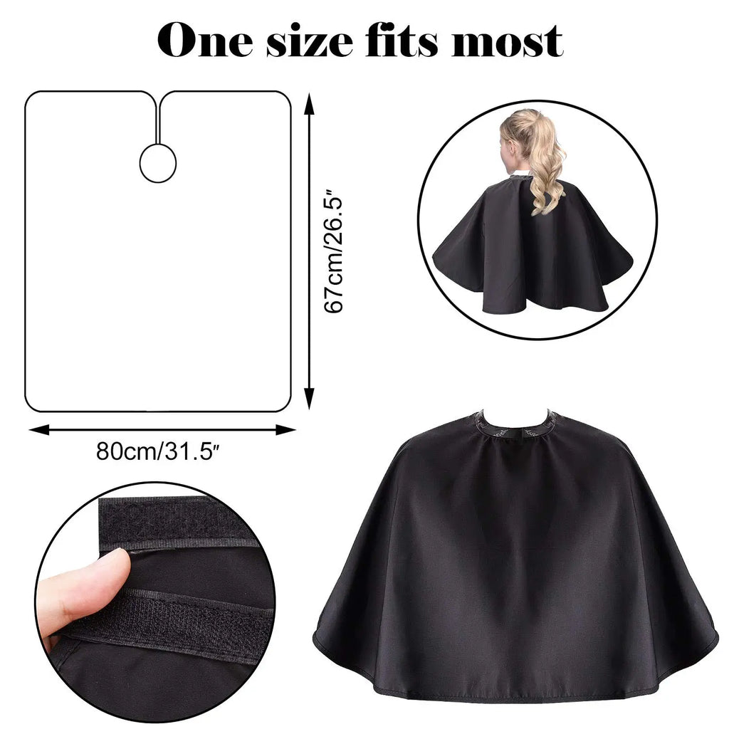 Waterproof Makeup Cape & Salon Bib | Hair Dye Styling Salon Styling Cape QXL