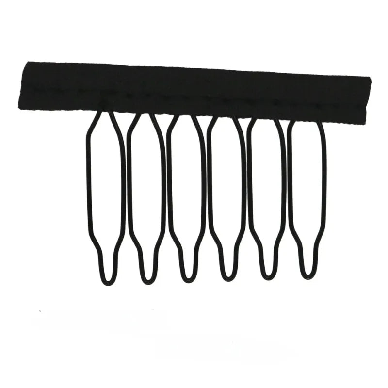10-Pack Stainless Steel Wig Snap Clips | Hair Extension Combs Wig Extension Clips QXL