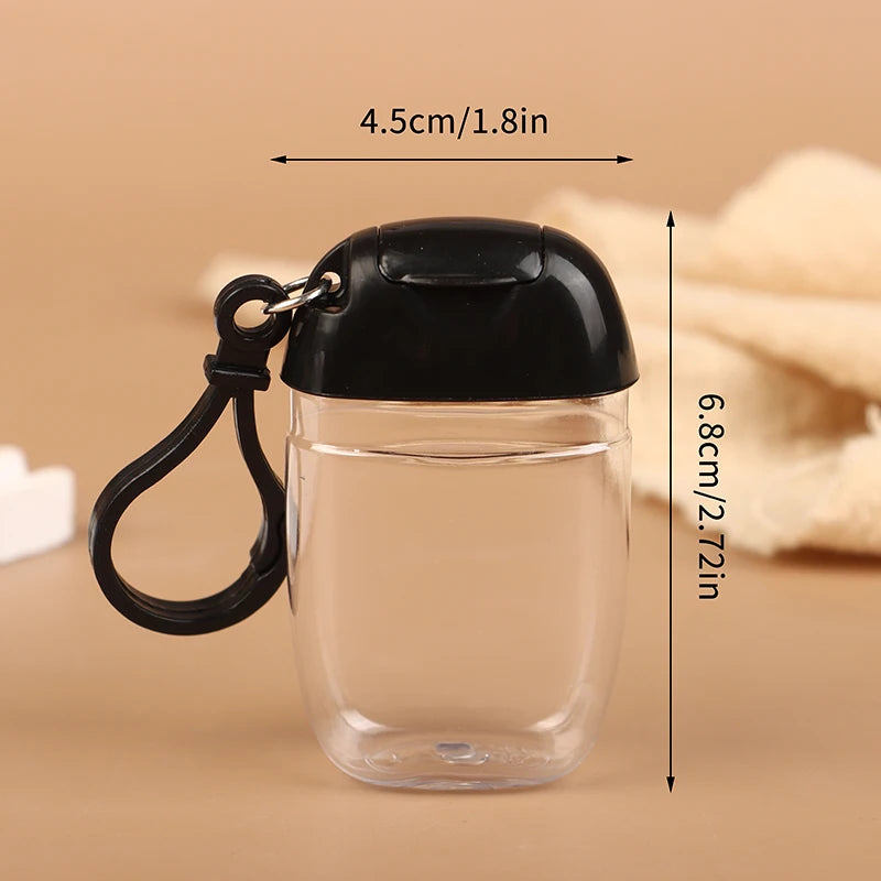 30ml Refillable Travel Bottle with Hook | Mini Portable Dispenser Travel Refill Bottle QXL