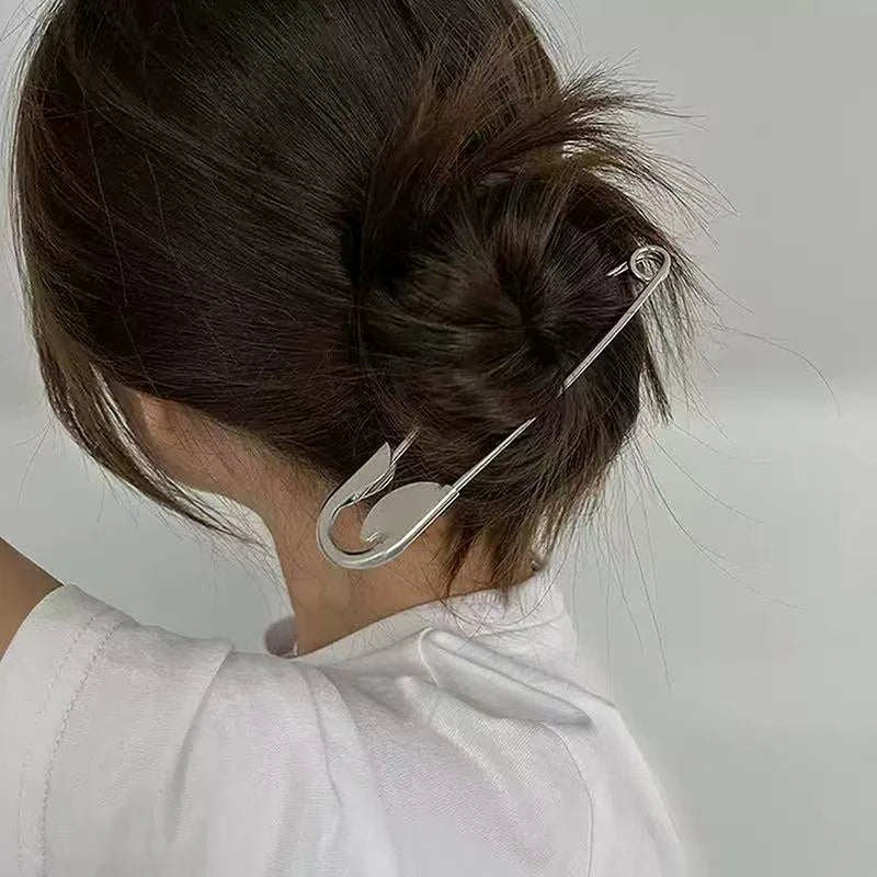 Large Hair Fork Clip – Safety Pin Style Hair Accessory Hair Fork Clip QXL