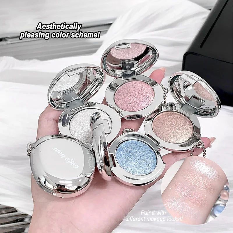 Star Diamond Shimmer Highlighter Balm | 4 Colors Pearl Glow Shimmer Highlighter Balm QXL