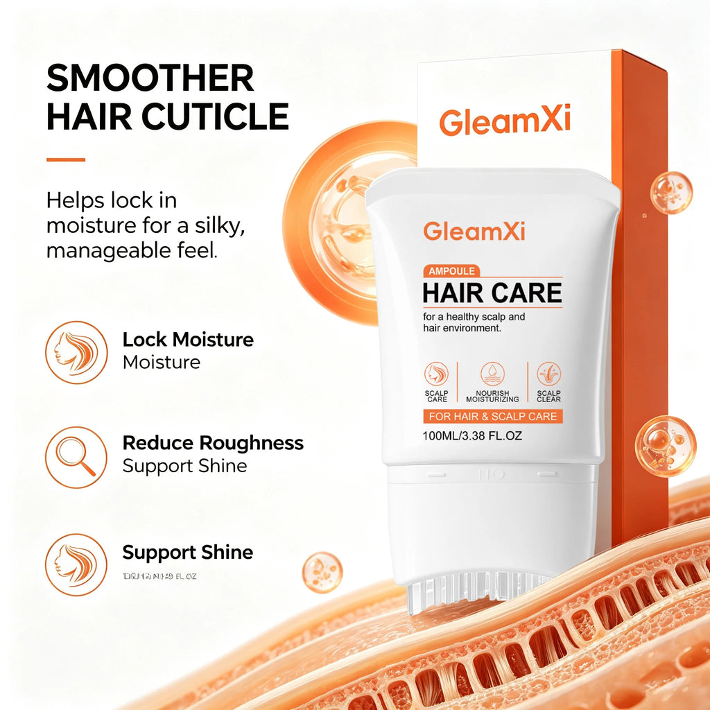 Gleamxi Volumizing Hair Serum | Castor & Rosemary Scalp Ampoule Scalp Ampoule Serum QXL