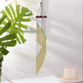 12-Tube Aluminum Wind Chimes | Outdoor Garden & Home Decor Outdoor Wind Chimes QXL Gold