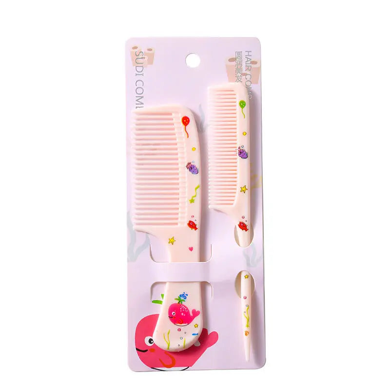 Animal Kids Comb Set – Fine Tooth & Pintail Tail 2-Pack Kids Hair Comb Set QXL