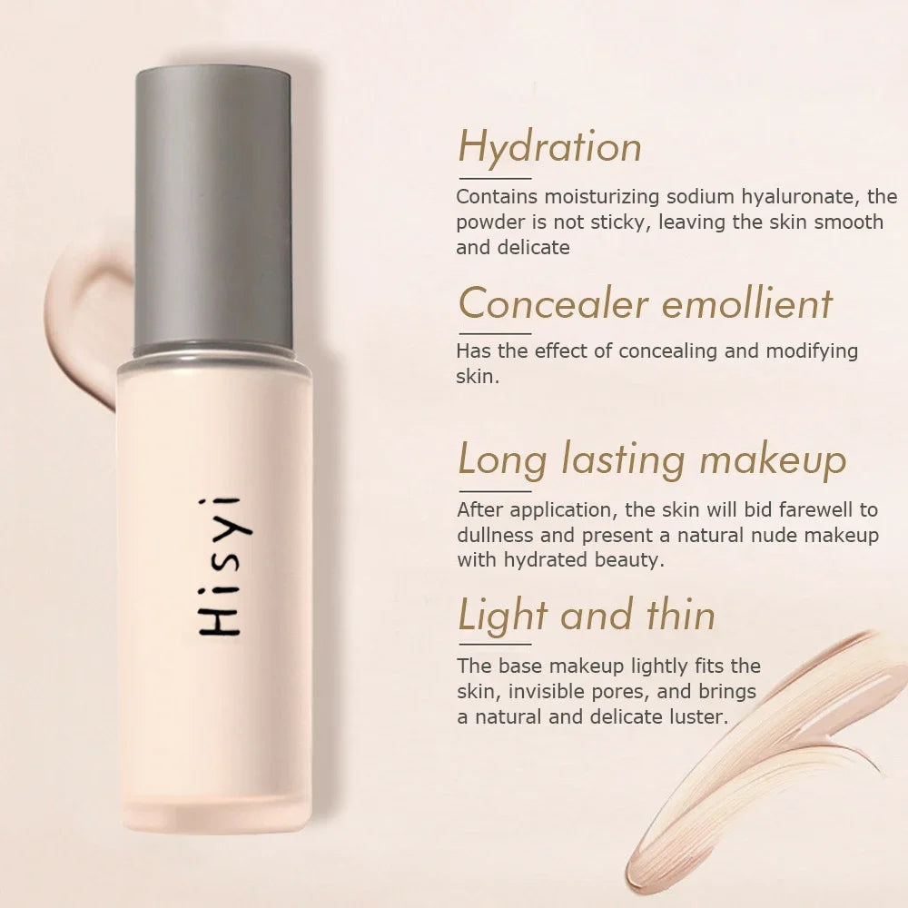 HISYI Silky Liquid Foundation BB Cream Concealer – 30ml Liquid Foundation QXL