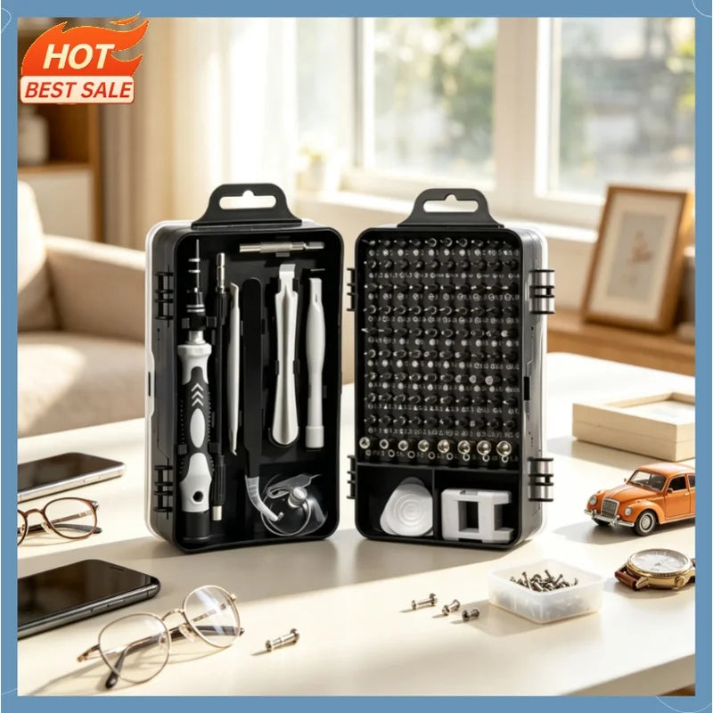 115-in-1 Precision Screwdriver Set | Magnetic Torx Hex Kit Precision Screwdriver Set QXL