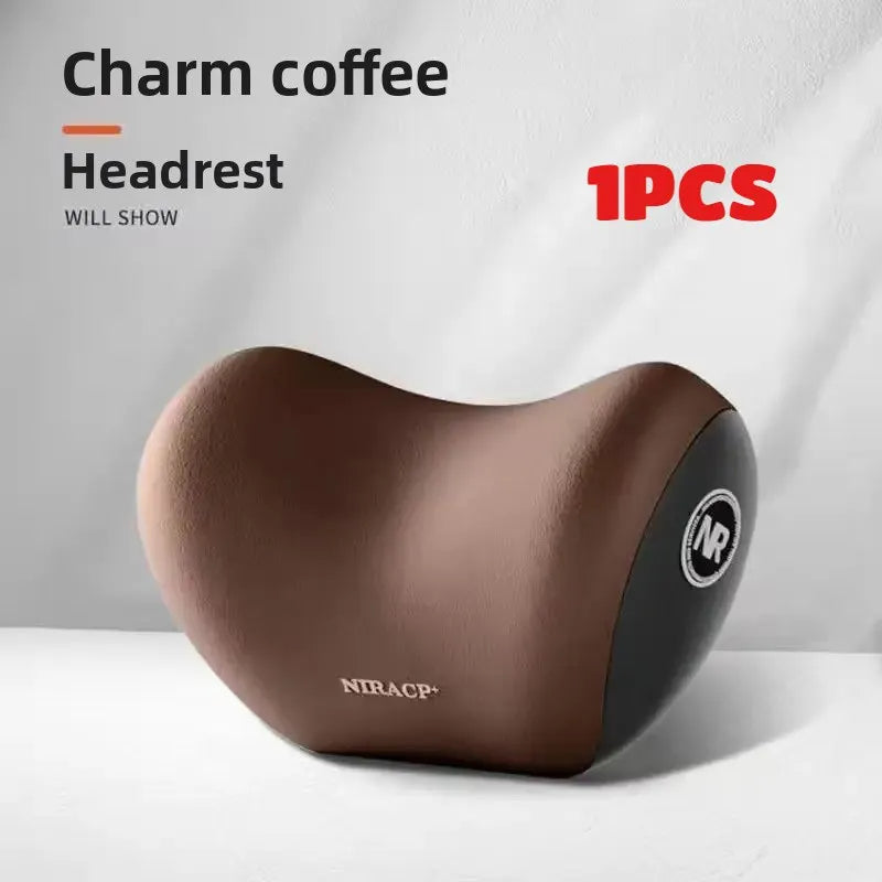 Car Neck Pillow & Lumbar Support Set | Memory Foam Cushion Car Seat Cushion Set QXL Headrest-B
