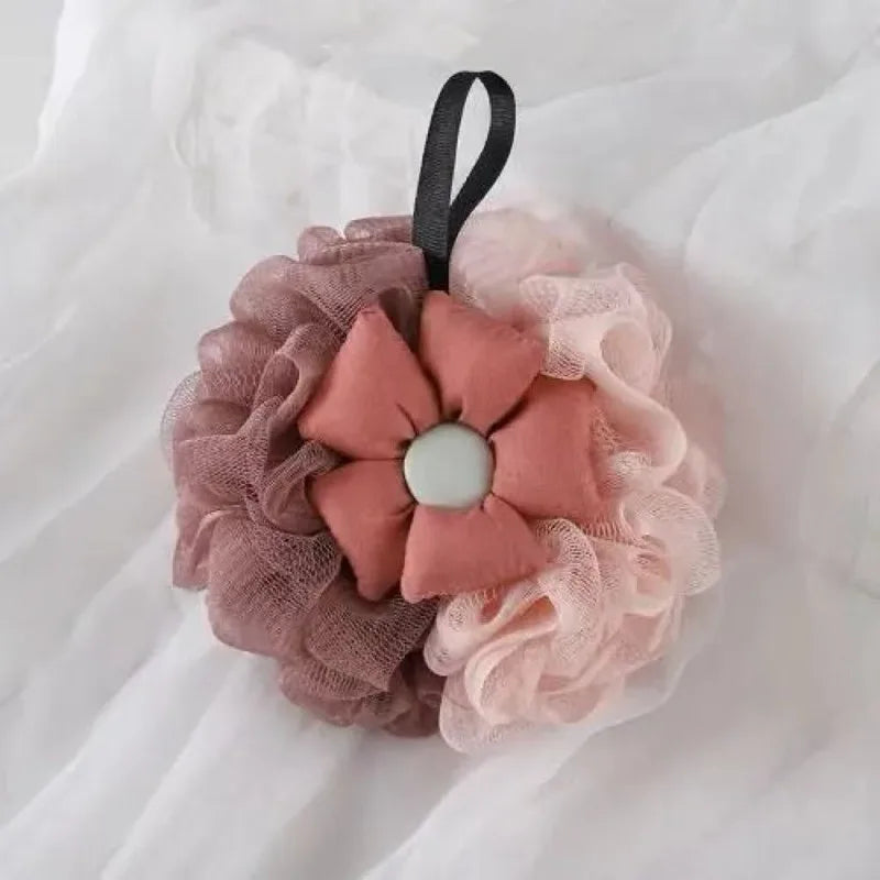 Large Soft Rayon Bath Flower Scrubber & Back Cleaner Bath Flower Scrubber QXL
