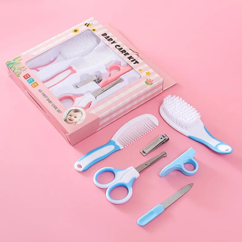 6-Piece Baby Grooming Kit – Nail Clipper & Brush Gift Set Baby Grooming Kit QXL