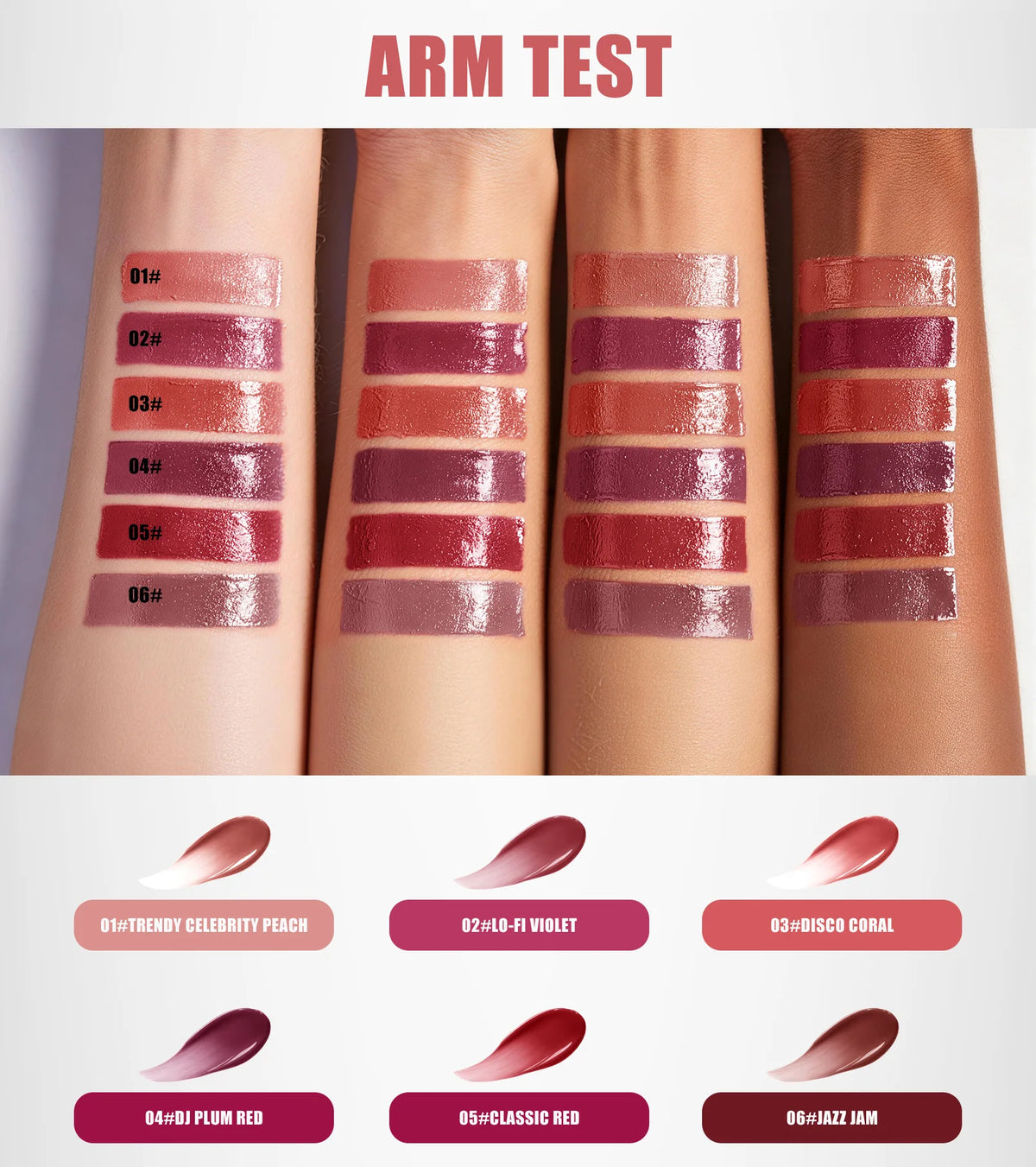 Juicepop Jelly Mirror Lip Gloss | Hydrating Long-Lasting Lip Tint Lip Gloss QXL