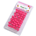 50-Pc Colorful Dreadlock Beads & Hair Braid Cuffs | 5mm Hole Hair Braid Beads QXL 18
