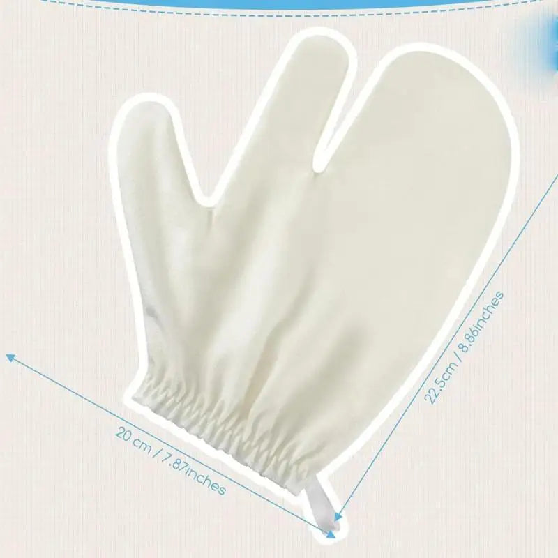 Raw Silk Exfoliating Gloves | Shower Massage & Dry Brush Exfoliating Gloves QXL