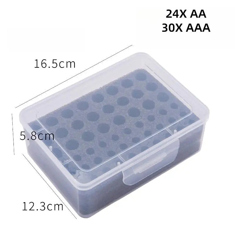 54-Cell AA AAA Battery Storage Organizer Box & Dispenser Battery Storage Organizer QXL