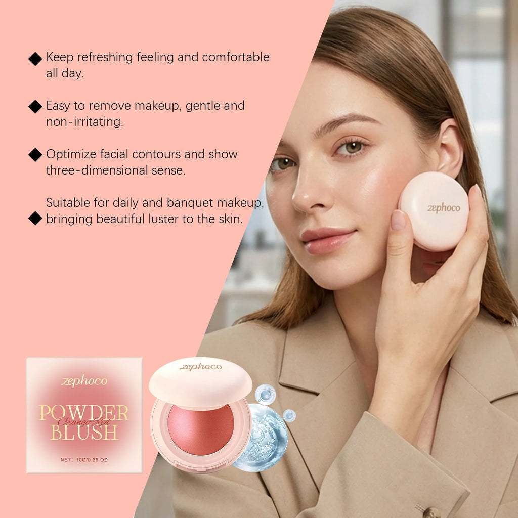 Orange-Red Cream Blush | Buildable Moisturizing Formula Cream Blush QXL