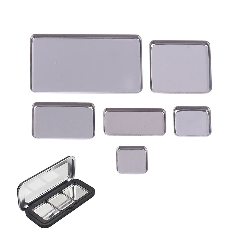 Empty Square Eyeshadow Tin Pans for Magnetic Palettes | 5/10-Pack Empty Palette Pans QXL