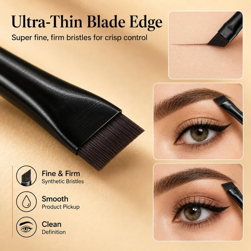 5/7-Piece Ultra-Thin Angled Eyebrow & Eyeliner Brush Set Eyebrow Brush Set QXL