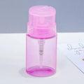 Refillable Press Pump Dispenser Bottle | Nail Polish Remover Nail Pump Dispenser QXL Pink