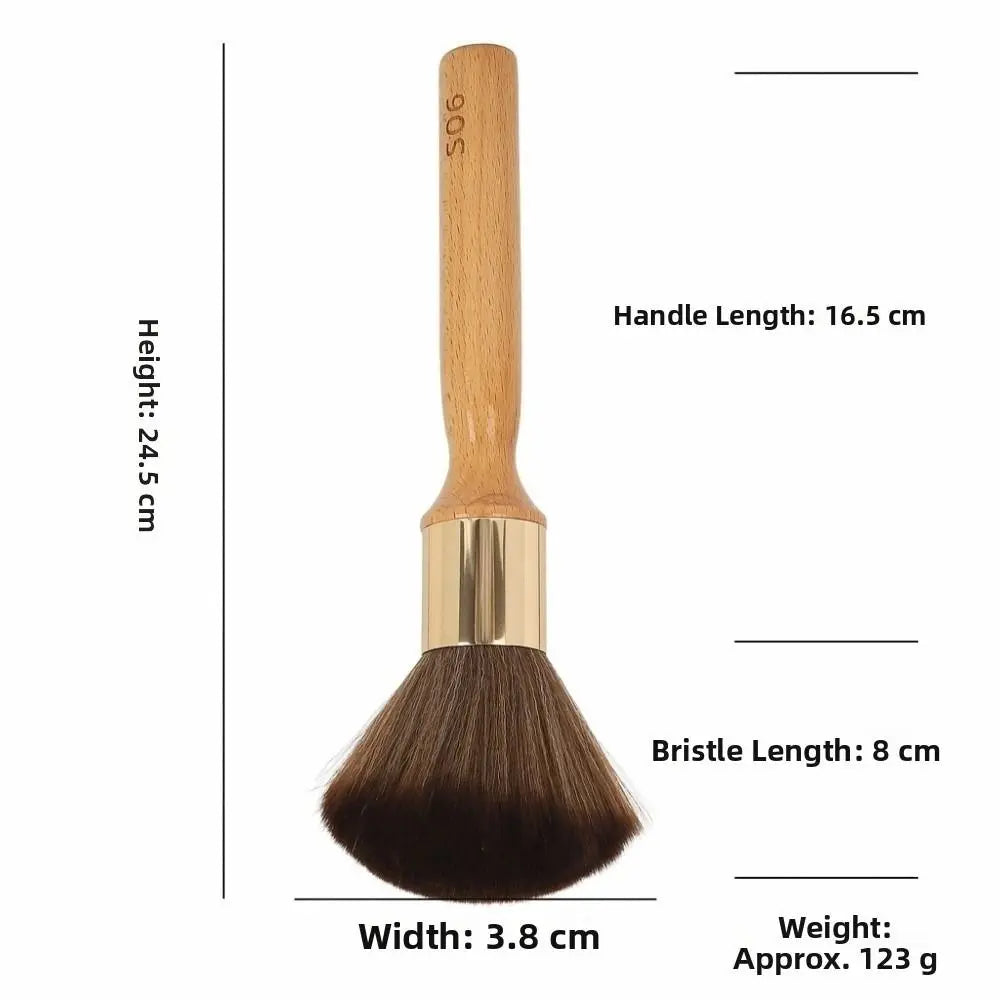 Beech Wood Neck Duster Brush | Barber & Salon Hair Brush Neck Duster Brush QXL