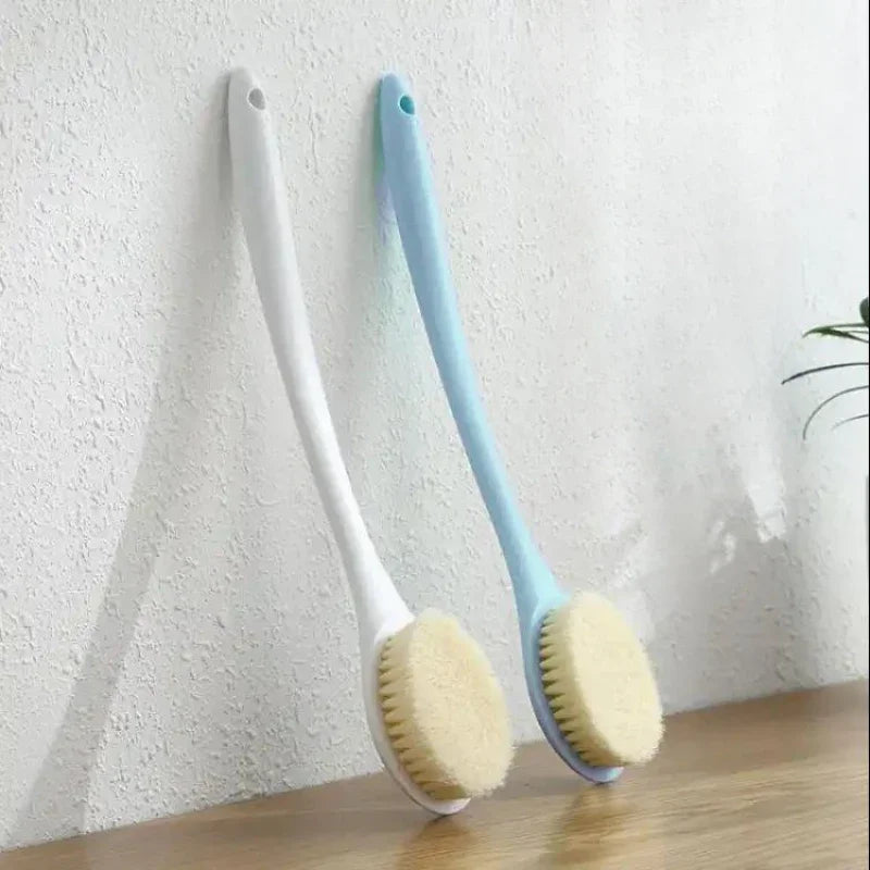 Long Handle Nylon Bristle Back Scrub Brush for Shower Bath Scrub Brush QXL