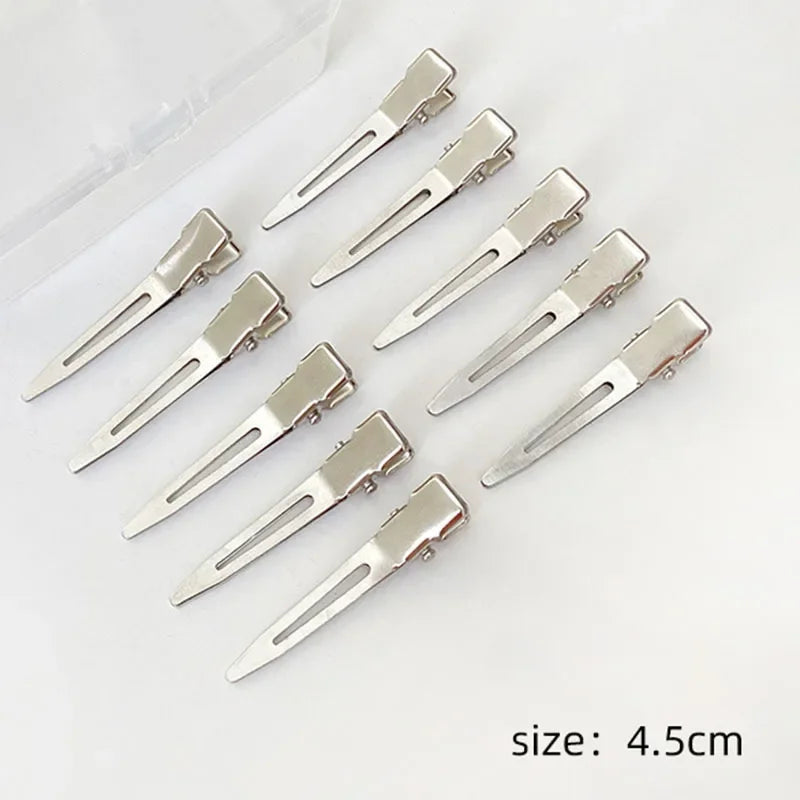 15-Pack Metal Duck Bill Hair Sectioning Clips | Salon Styling Hair Sectioning Clips QXL