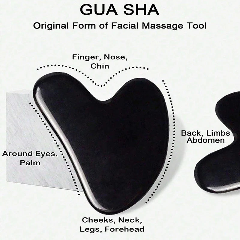 3-Piece Ice Face Roller & Gua Sha Facial Massage Set Facial Massage Tool Set QXL