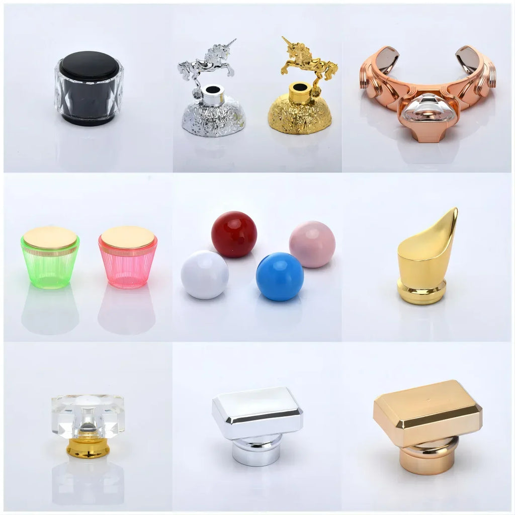 ABS Sphere Bottle Caps Gold Silver Black | 13mm & 15mm Bottle Sphere Cap QXL