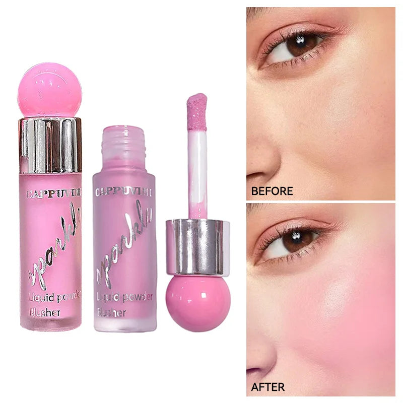 Cappuvini Korean Liquid Blush | Breathable Water-Like Formula Liquid Blush QXL