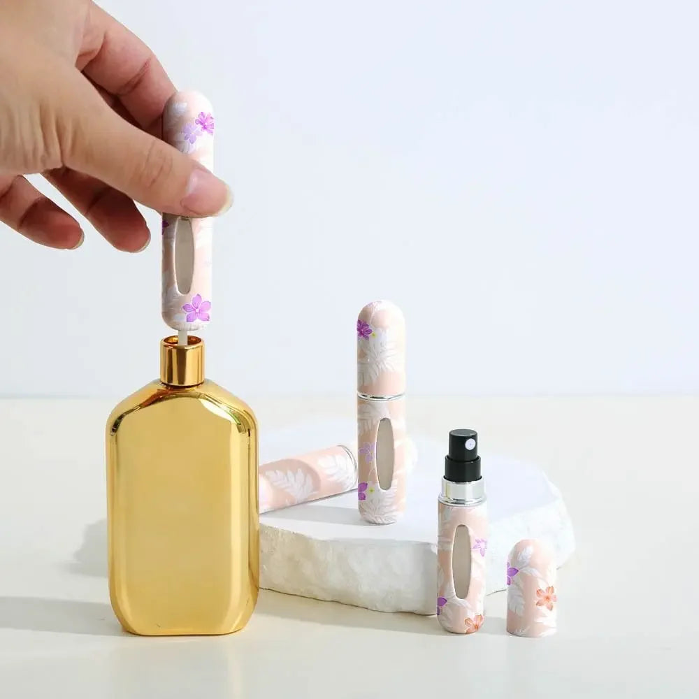 5ml Mini Refillable Perfume Atomizer Spray Bottle for Travel Perfume Atomizer Bottle QXL