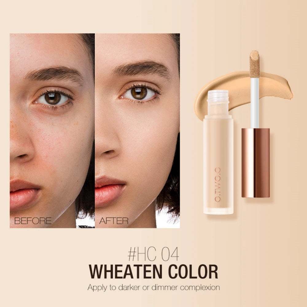 O.TWO.O Liquid Concealer | 4 Shades Waterproof Full Coverage Liquid Concealer QXL