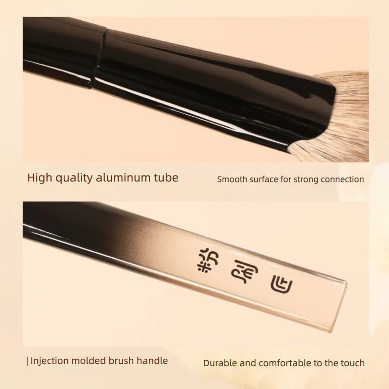 Heart-Shape Blush & Highlight Brush | Soft Goat Hair Makeup Blush & Highlight Brush QXL