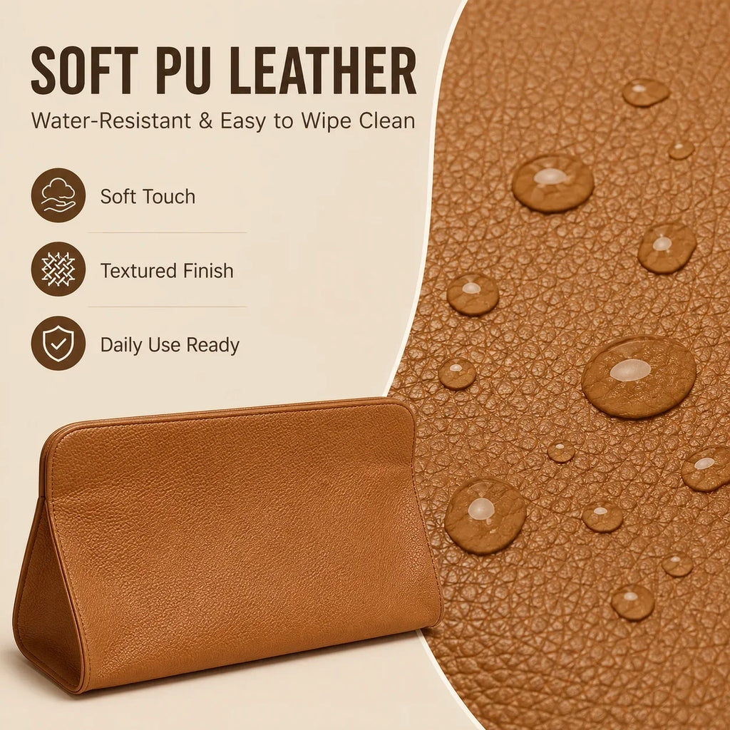 PU Leather Hair Dryer & Curling Iron Storage Bag Organizer Hair Tool Storage Bag QXL