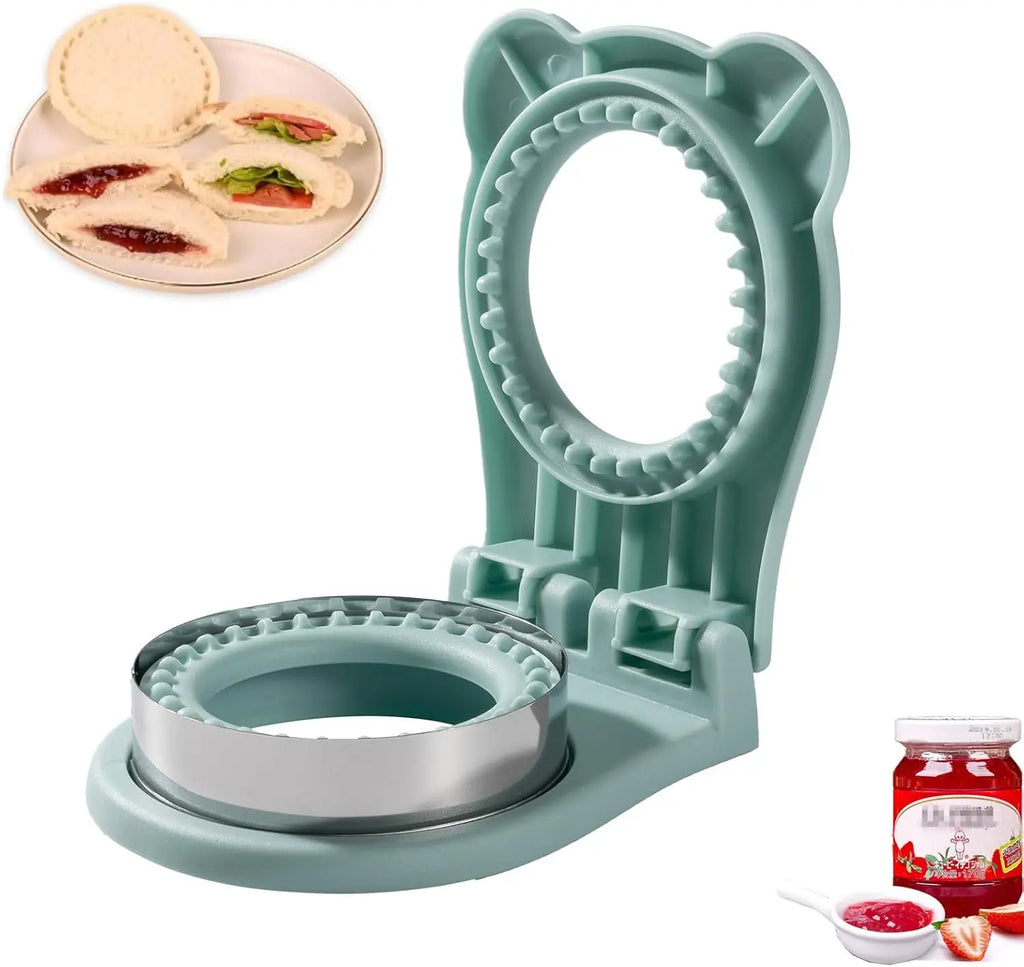 Sandwich Cutter & Sealer | Bread Mold Toast & Cookie Cutter Sandwich Cutter & Sealer QXL 1PCS SKY BLUE
