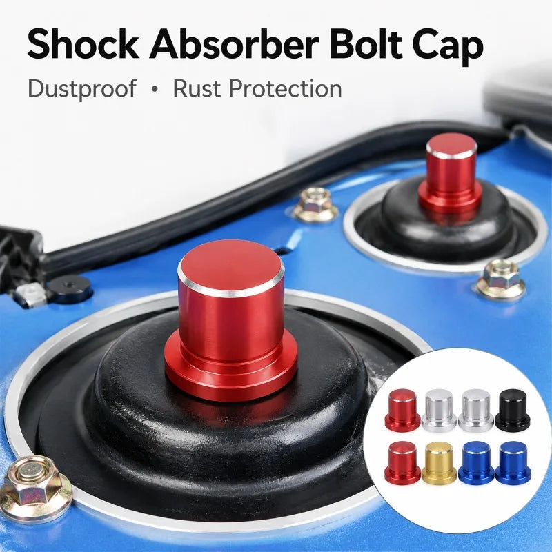Aluminum Shock Absorber Bolt Cap | Nissan Strut Nut Cover Car Strut Nut Cover QXL