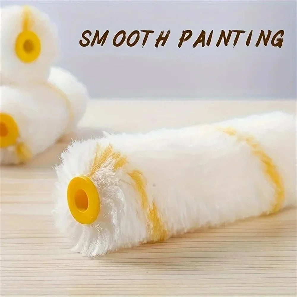 10-Pack Mini Paint Roller Refills | Dense Bristles for Walls Paint Roller Refills QXL